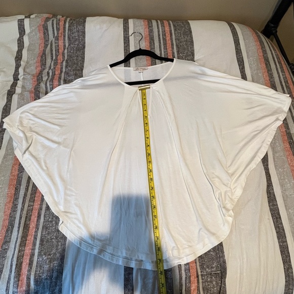 Ella Moss xs cream color dome sleeve shirt - Picture 12 of 12